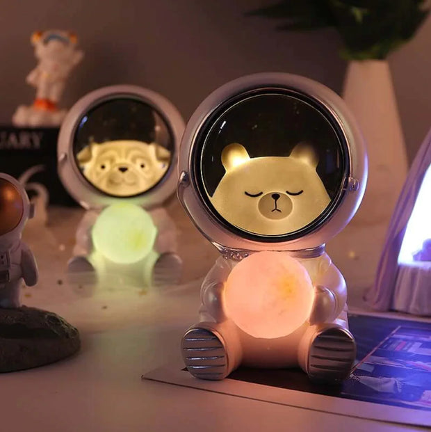 Veilleuse astronaute LED