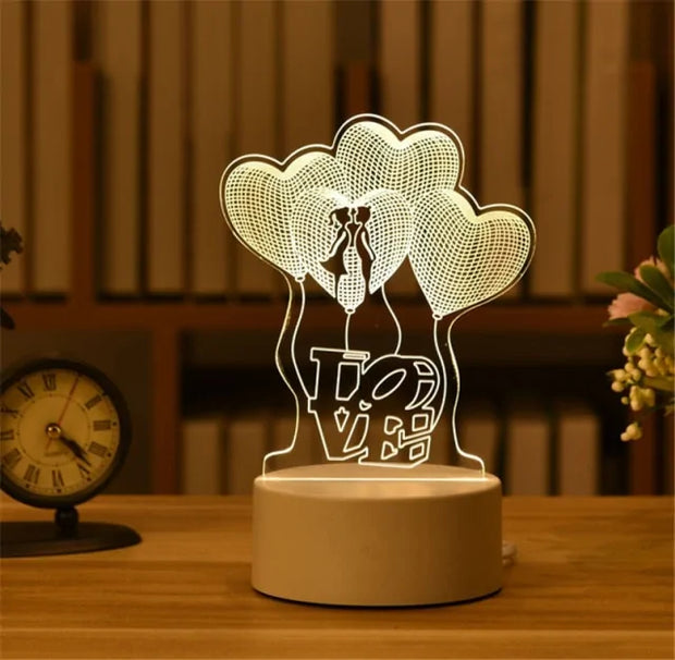 Lampe Acrylique 3D LED