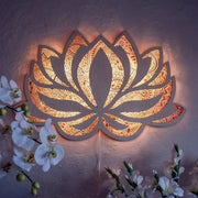 Suspension murale fleur de lotus