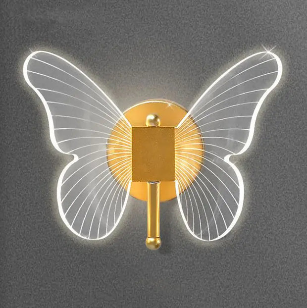 Lampe murale papillon